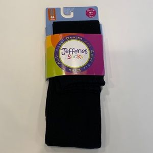 Jeffries Socks Footless Tights, Black, HT 60”-64”, WT 78-110 lbs, Kids 10-14 yrs